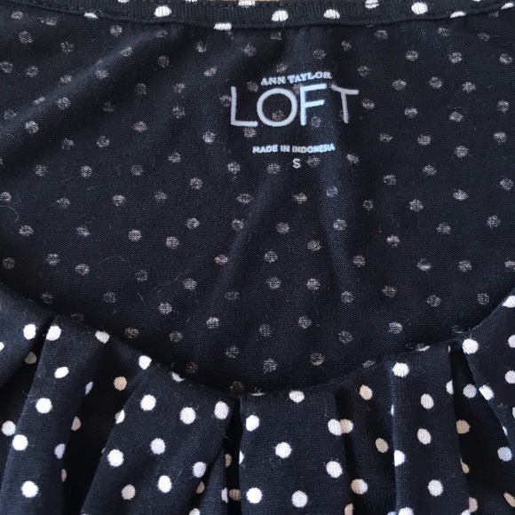 LOFT DOT KNIT TOP - Picture 4 of 7